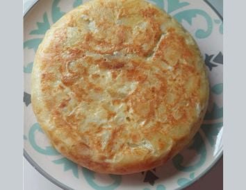 tortilla de patatas trufada
